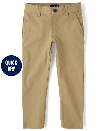 Boys Uniform Quick Dry Skinny Chino Pants