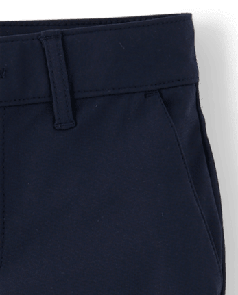 Pantalon chino skinny premium à séchage rapide pour uniforme de garçon - NEW NAVY