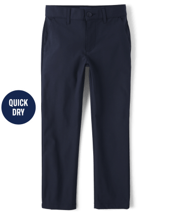 Boys Uniform Quick Dry Skinny Chino Pants