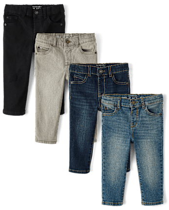 Baby And Toddler Boys Skinny Jeans 4-Pack