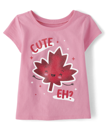 bébé et tout-petit, fille Cute Eh T-shirt imprimé