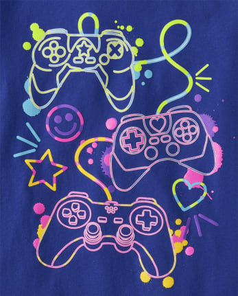Camiseta con gráfico de jugador para niñas