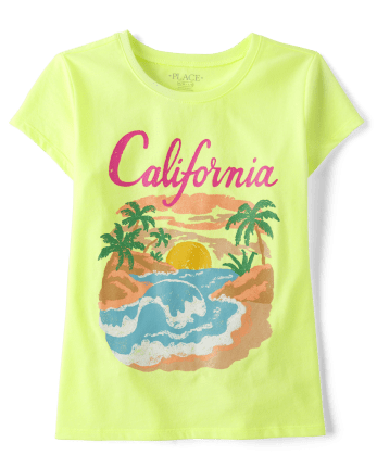 Girls California Graphic Tee