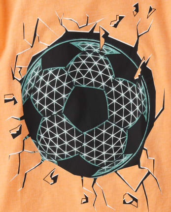 Boys Soccer Ball Graphic Tee