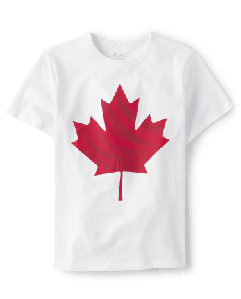 T-shirt imprimé Maple Leaf pour garçon
