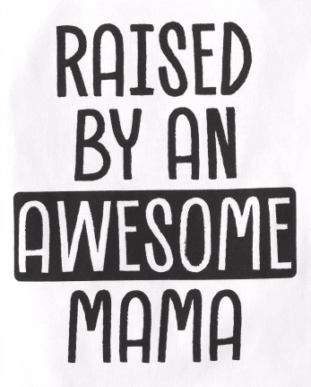 Baby And Toddler Boys Awesome Mama Graphic Tee