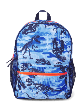 Boys Tie Dye Dino Backpack