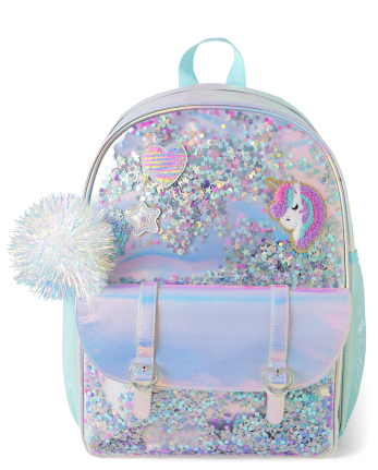 Girls Holographic Unicorn Confetti Shaker Backpack MULTI The Children s Place