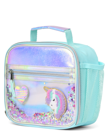 Girls Holographic Shakey Unicorn Lunchbox
