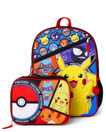 Mochila Pokémon para niños, juego de 2 piezas