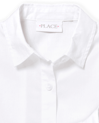 Girls Uniform Button Up Shirt 2-Pack