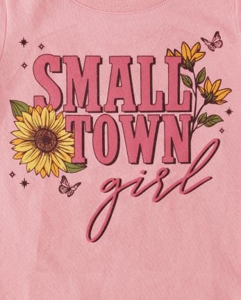 Baby And Toddler Girls Small Town Girl Graphic Tee