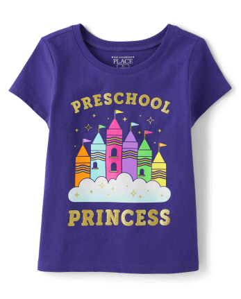 Toddler Girls Preschool Princess Graphic Tee