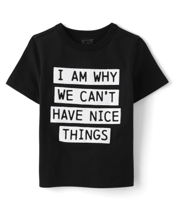 Baby And Toddler Boys Nice Things Graphic Tee