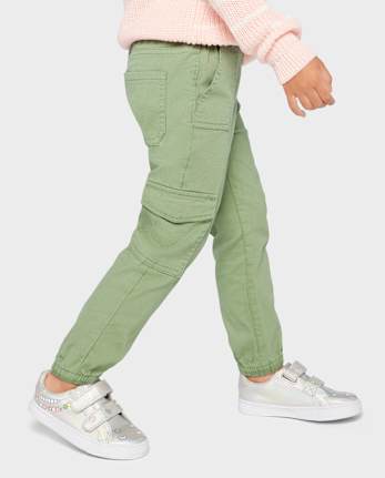 Baby And Toddler Girls Cargo Jogger Pants