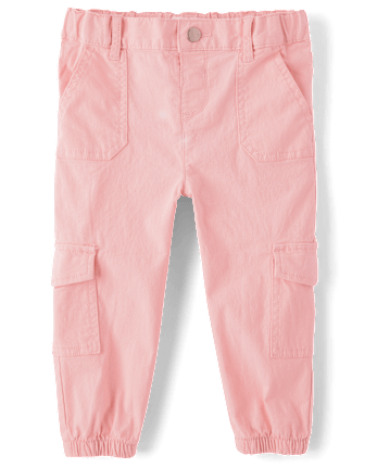 Baby And Toddler Girls Cargo Jogger Pants