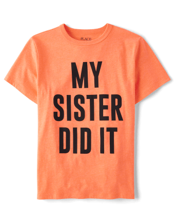 Boys My Sister Did It Graphic Tee