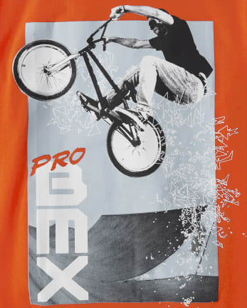 Camiseta gráfica Ride BMX para niños