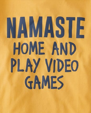 Boys Namaste Gamer Graphic Tee