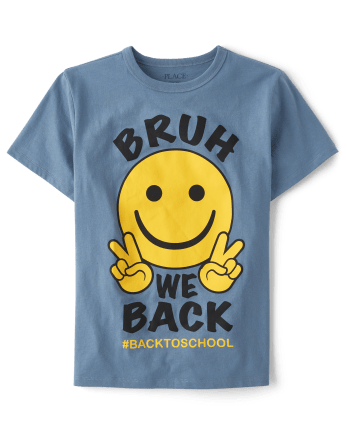 Boys Bruh We Back Graphic Tee
