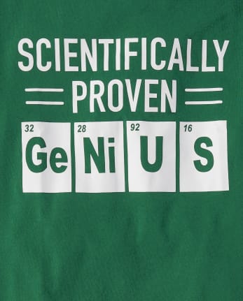 Camiseta con gráfico Proven Genius para niños