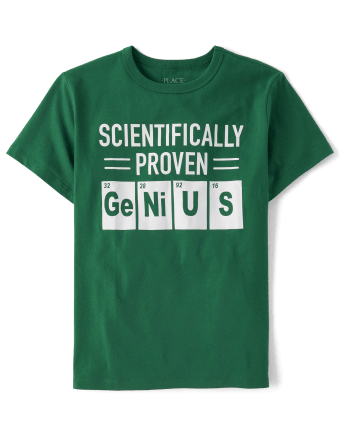 Camiseta con gráfico Proven Genius para niños