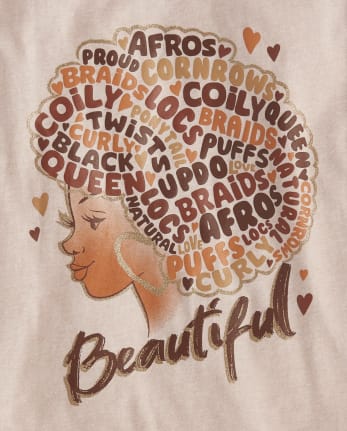 Girls Beautiful Graphic Tee