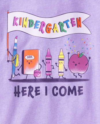 Girls Kindergarten Parade Graphic Tee