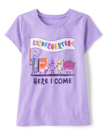 Girls Kindergarten Graphic Tee