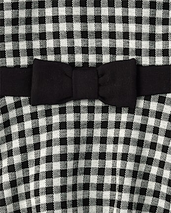 tout-petit, fille Gingham Robe évasée