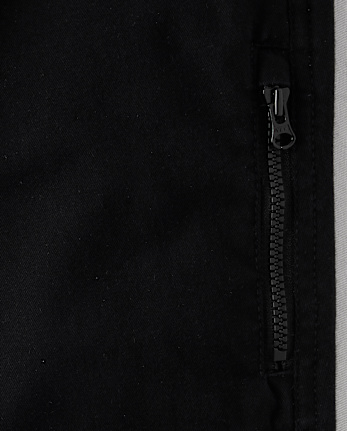Pantalones sin cierres con puños enrollados para niños