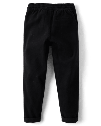 Pantalones sin cierres con puños enrollados para niños