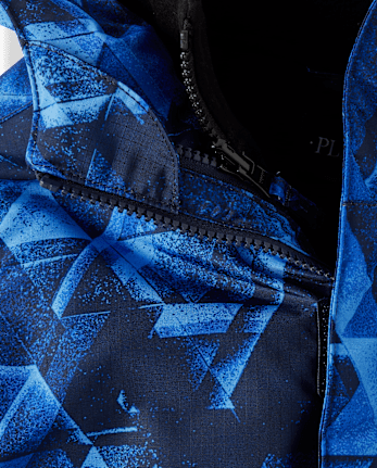 Boys Print Colorblock 3 in 1 Jacket