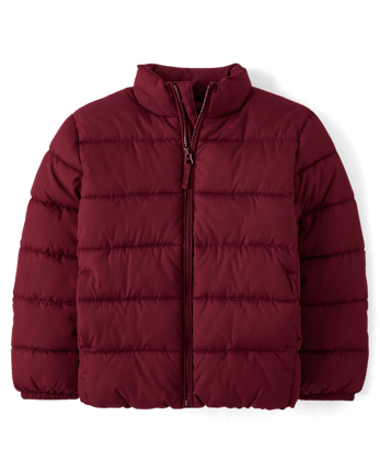 Boys burgundy coat clearance