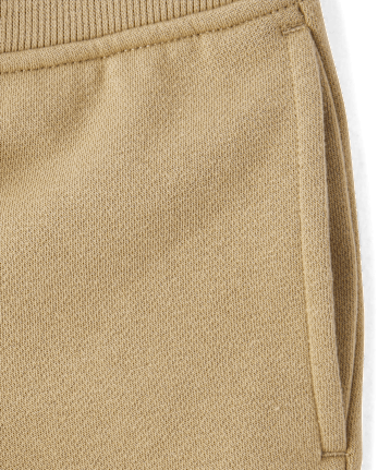 Pantalones jogger de polar con bloques de color para niños