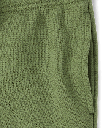 Pantalones jogger tipo cargo de polar para niños