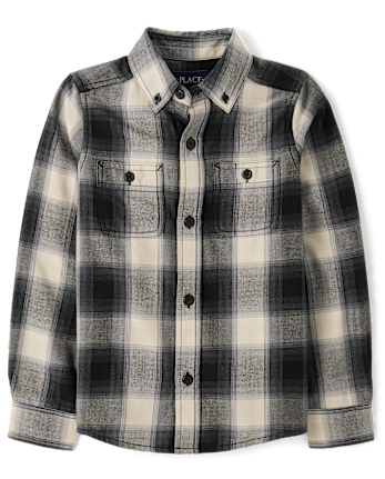 Flannel button up jacket online