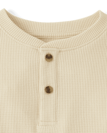 Haut Henley thermique pour garçon