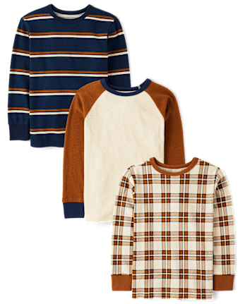 Boys Thermal Top 3-Pack