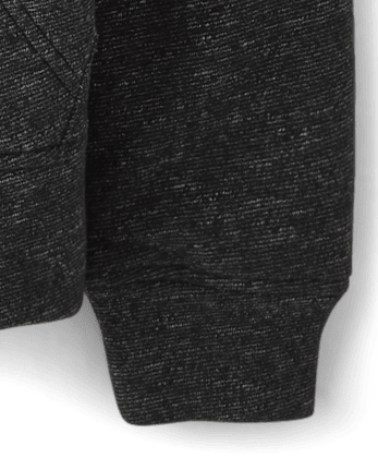 Sweat à capuche zippé doublé en polaire sherpa pour garçon