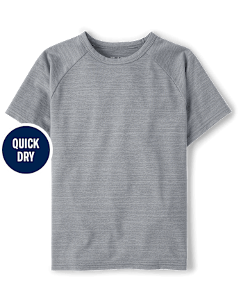 Boys Quick Dry Mesh Raglan Top