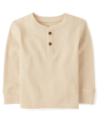 Baby And Toddler Boys Thermal Henley Top