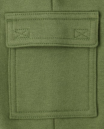 Pantalones tipo jogging tipo cargo de polar para bebés y niños pequeños