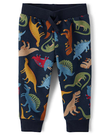 Baby And Toddler Boys Dino Fleece Jogger Pants