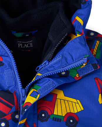Toddler Boys Long Sleeve Print 3 in 1 Jacket COOL COBALT The Children s Place