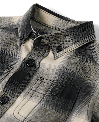 Baby And Toddler Boys Dad And Me Plaid Flannel Button Up Shirt