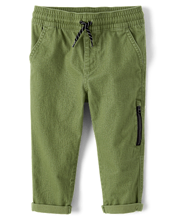 Baby And Toddler Boys Roll Cuff Pull On Pants