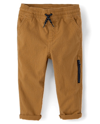 Baby And Toddler Boys Roll Cuff Pull On Pants