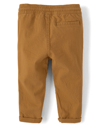 Baby And Toddler Boys Roll Cuff Pull On Pants