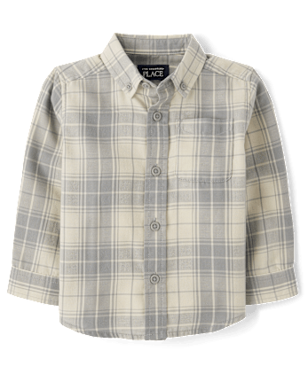 Baby And Toddler Boys Dad And Me Plaid Flannel Button Up Shirt